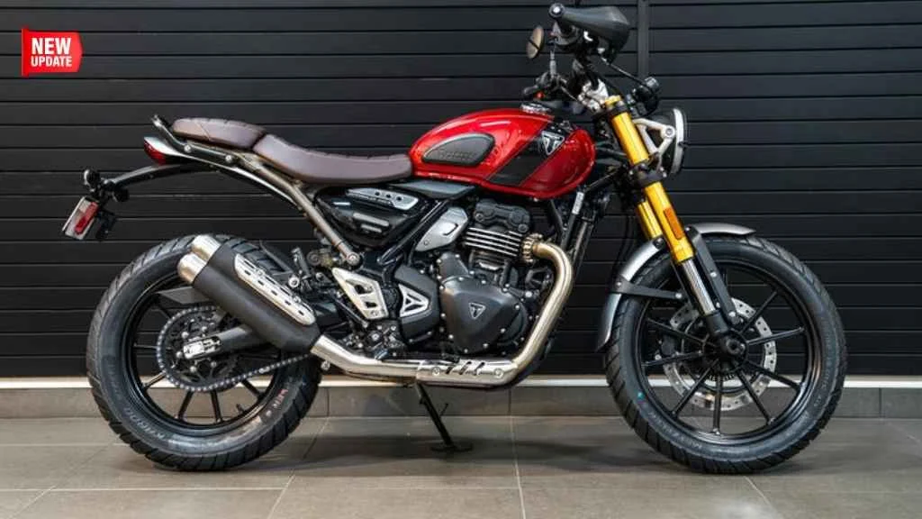 Triumph Scrambler 400 X Lava Red Satin